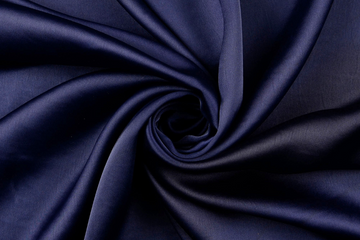 Satin, navy, dunkelblau, 0,5 m